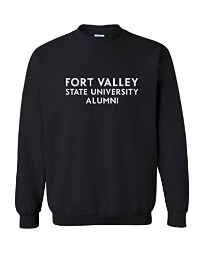 Fort Valley State University Alumni Crewneck Sweatshirt - Black