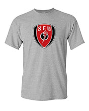 Load image into Gallery viewer, Saint Francis SFU Shield T-Shirt - Sport Grey
