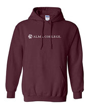 Load image into Gallery viewer, Premium Alma College 1 Color Text Adult Hooded Sweatshirt Alma College Scotty Student and Alumni Mens/Womens Hoodie - Maroon
