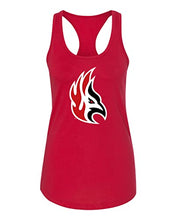 Load image into Gallery viewer, Carthage College Firebird Mascot Ladies Tank Top - Red
