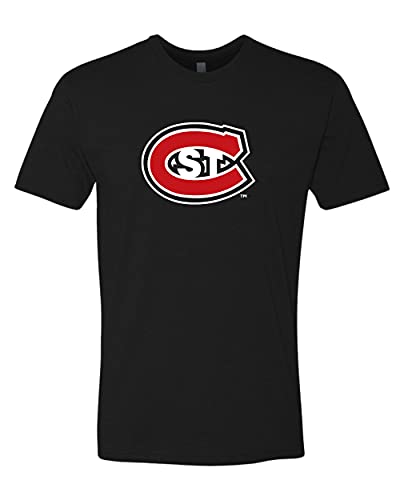 St Cloud State Full Color C Exclusive Soft T-Shirt - Black