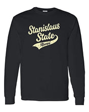 Load image into Gallery viewer, Stanislaus State Alumni Long Sleeve T-Shirt - Black
