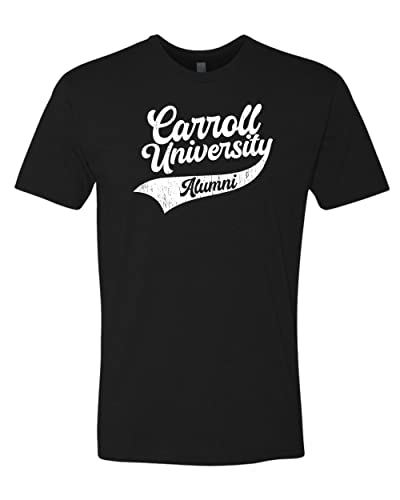 Vintage Carroll University Alumni Exclusive Soft T-Shirt - Black