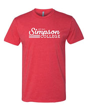 Load image into Gallery viewer, Vintage Simpson College Soft Exclusive T-Shirt - Red
