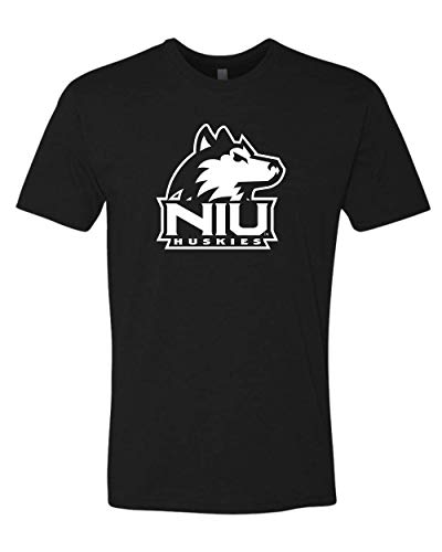 Premium Northern Illinois NIU One Color NIU Huskies Mens/Womens T-Shirt - Black
