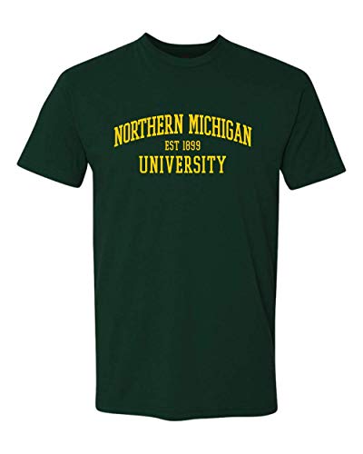 Northern Michigan EST Two Color Exclusive Soft Shirt - Forest Green