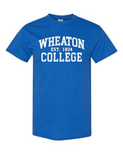 Load image into Gallery viewer, Vintage Wheaton College T-Shirt - Royal

