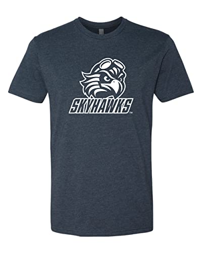 University of Tennessee at Martin Skyhawks Soft Exclusive T-Shirt - Midnight Navy