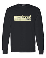 Load image into Gallery viewer, Minnesota State Moorhead Est 1887 Long Sleeve T-Shirt - Black
