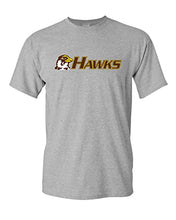 Load image into Gallery viewer, Quincy University Hawks T-Shirt - Sport Grey
