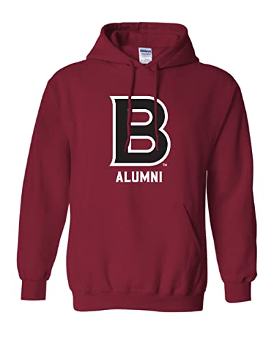 Bates College B Alumni Hooded Sweatshirt - Cardinal Red