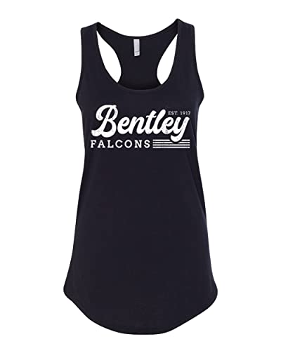 Vintage Bentley University Ladies Tank Top - Black