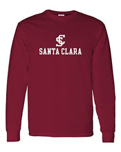 Load image into Gallery viewer, Santa Clara University Long Sleeve Shirt - Cardinal Red
