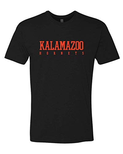 Kalamazoo Hornets Text Only T-Shirt - Black