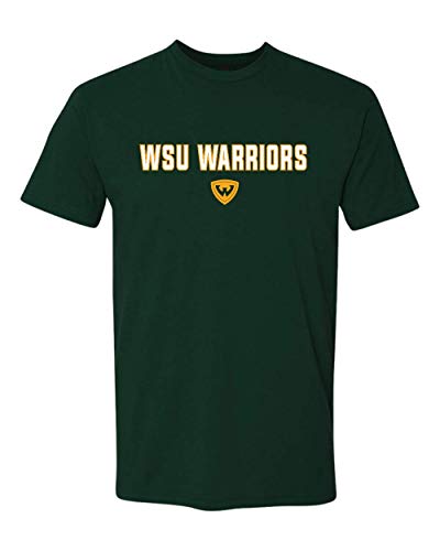 WSU Warriors Two Color Exclusive Soft Shirt - Forest Green