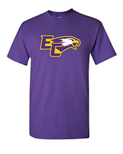 Load image into Gallery viewer, Elmira College EC Mascot T-Shirt - Purple
