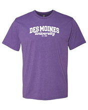 Load image into Gallery viewer, Des Moines University Alumni Soft Exclusive T-Shirt - Purple Rush
