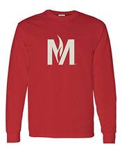 Load image into Gallery viewer, Minnesota State Moorhead M Long Sleeve T-Shirt - Red
