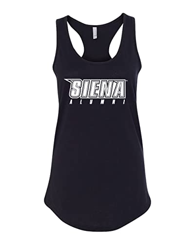 Siena College Alumni Ladies Tank Top - Black