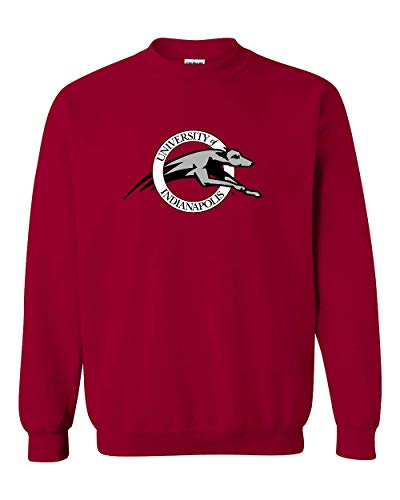 University of Indianapolis Full Circle Logo Crewneck Sweatshirt - Cardinal Red