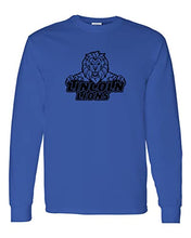 Load image into Gallery viewer, Lincoln University 1 Color Long Sleeve T-Shirt - Royal
