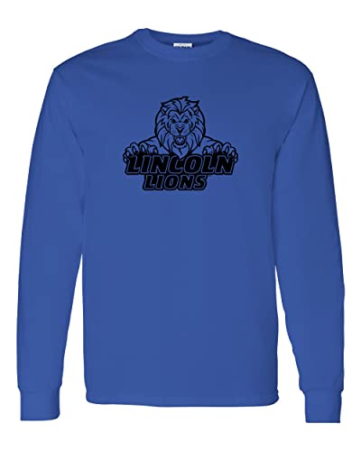 Lincoln University 1 Color Long Sleeve T-Shirt - Royal