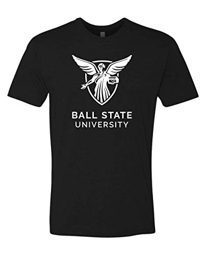 Ball State University One Color Official Logo Exclusive Soft Shirt - Black