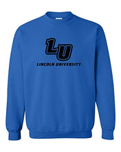 Load image into Gallery viewer, Lincoln 1 Color LU Crewneck Sweatshirt - Royal
