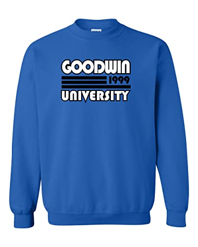 Retro Goodwin University Crewneck Sweatshirt - Royal