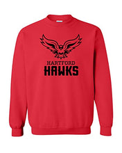 Load image into Gallery viewer, University of Hartford Hawks Crewneck Sweatshirt - Red

