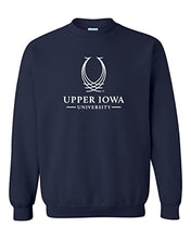 Load image into Gallery viewer, Upper Iowa University 1 Color Crewneck Sweatshirt - Navy
