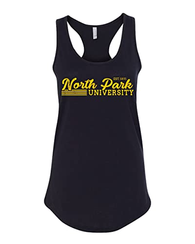 Vintage North Park University Ladies Tank Top - Black