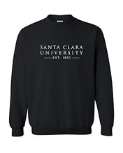 Load image into Gallery viewer, Santa Clara Established Crewneck Sweatshirt - Black
