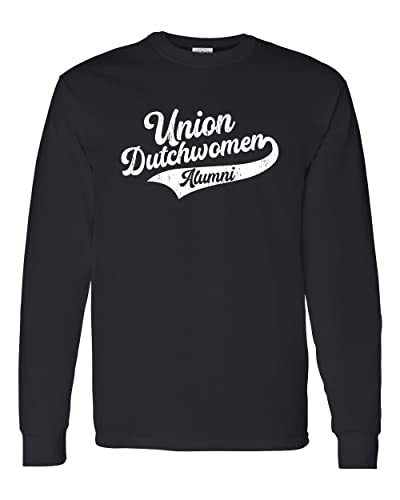 Union College Dutchwomen Alumni Long Sleeve Shirt - Black