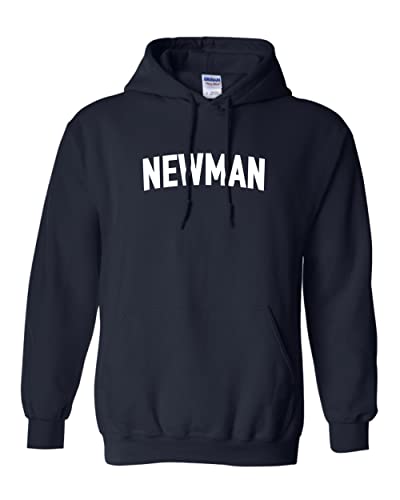 Newman University Block Hooded Sweatshirt - Navy