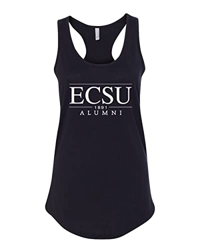 Elizabeth City State ECSU Alumni Ladies Tank Top - Black