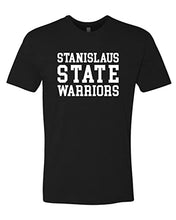 Load image into Gallery viewer, Stanislaus State Block Exclusive Soft T-Shirt - Black
