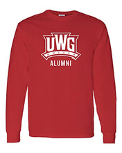 Load image into Gallery viewer, University of West Georgia Alumni Long Sleeve Shirt - Red
