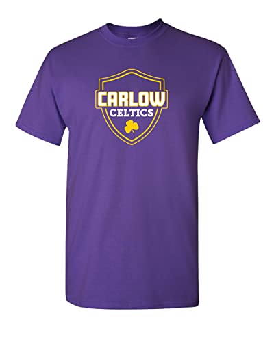 Carlow University Celtics Logo T-Shirt - Purple