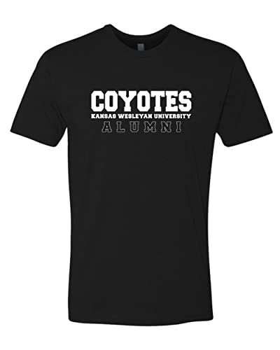 Kansas Wesleyan University Alumni Soft Exclusive T-Shirt - Black