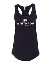 Load image into Gallery viewer, Winthrop University Alumni Ladies Tank Top - Black

