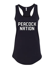 Load image into Gallery viewer, Saint Peter&#39;s Peacock Nation Ladies Tank Top - Black
