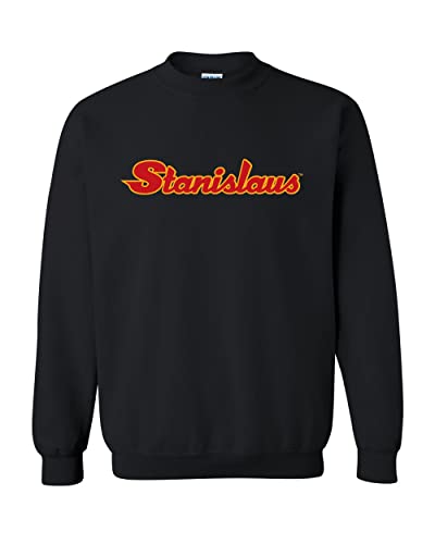 Stanislaus Two Color Crewneck Sweatshirt - Black