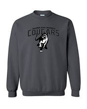 Load image into Gallery viewer, Columbus State University Cougars Grey Crewneck Sweatshirt - Charcoal
