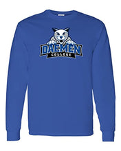 Load image into Gallery viewer, Daemen College Full Logo Long Sleeve T-Shirt - Royal
