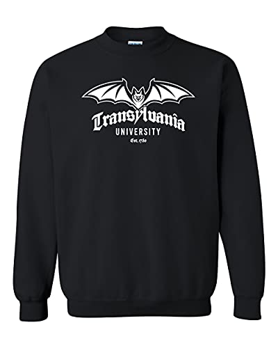 Transylvania University EST One Color Crewneck Sweatshirt - Black