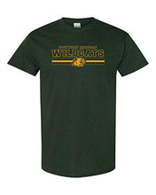 Load image into Gallery viewer, Northern Michigan Wildcats One Color T-Shirt - Forest Green
