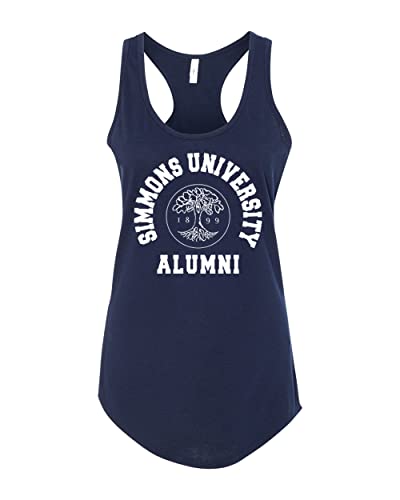 Simmons University Alumni Ladies Tank Top - Midnight Navy