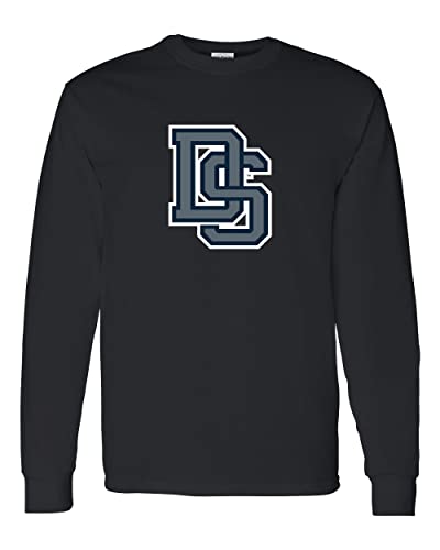 Dalton State College DS Logo Long Sleeve T-Shirt - Black