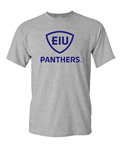 Eastern Illinois Shield T-Shirt - Sport Grey